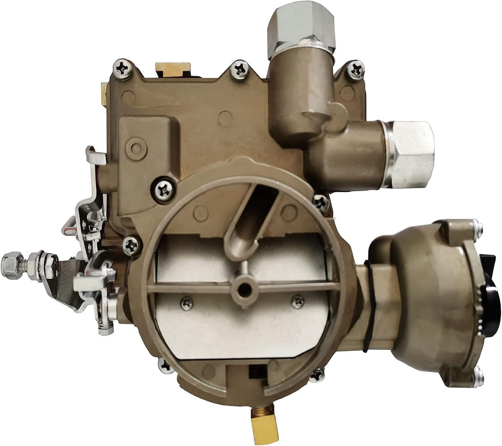 Marine Carburetor Replacement for Mercruiser 2 Barrel 3.0L 4 CYL with Long Linkage Yellow M9415