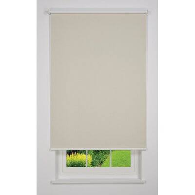 Beige Cordless Blackout Roller Shade Q657