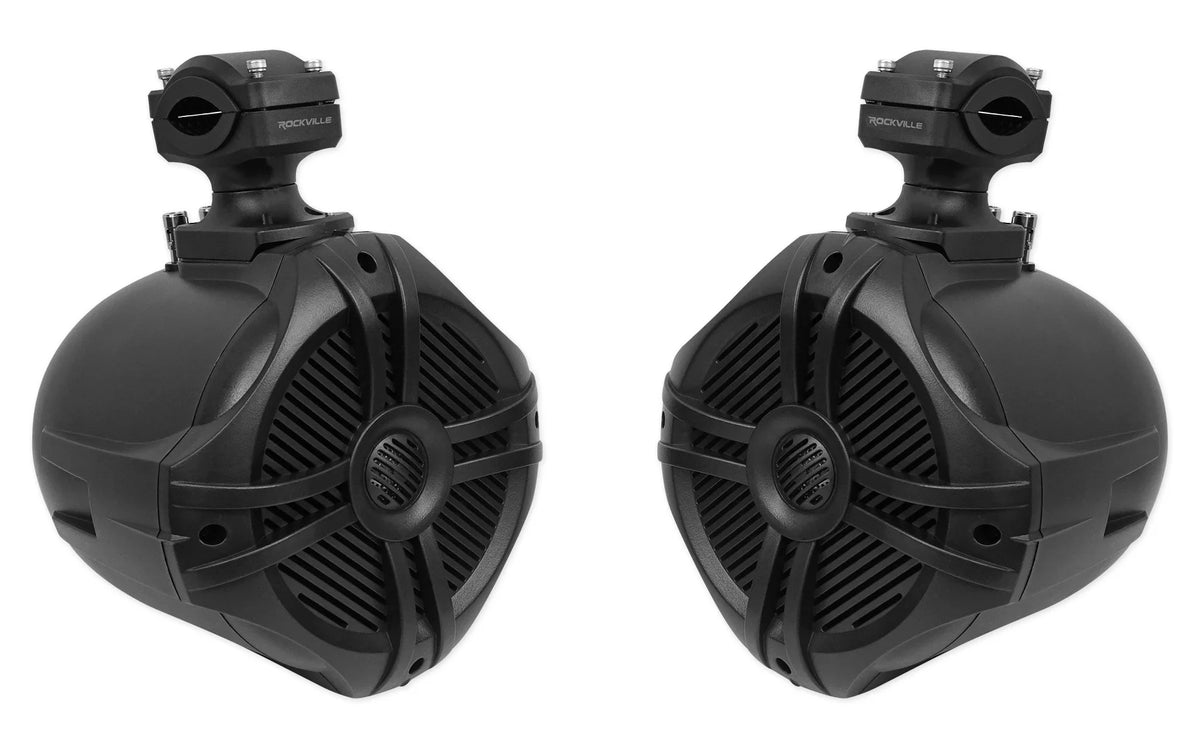 Marine Boat Speakers with Amp and Wire Kit U509