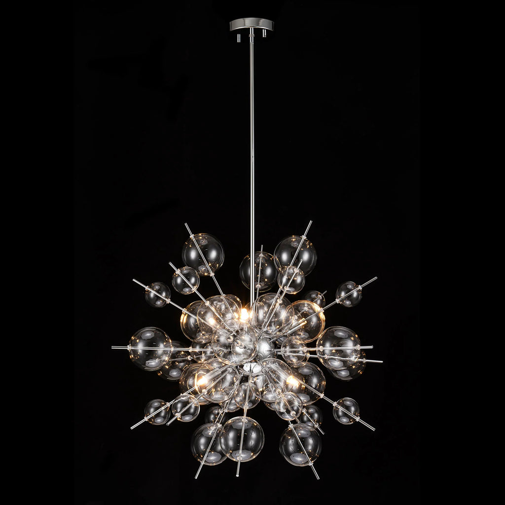 6-Light Globe Bubble Starburst Chandelier T313139
