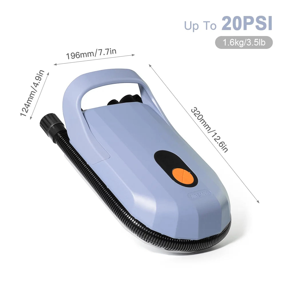 Electric Inflator Air Pump with 5pcs Air Nozzles 20psi 12v Z468773