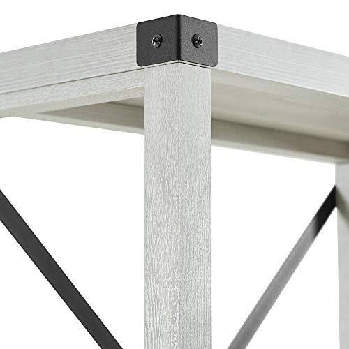 Stone Grey Metal Bookcase S39825