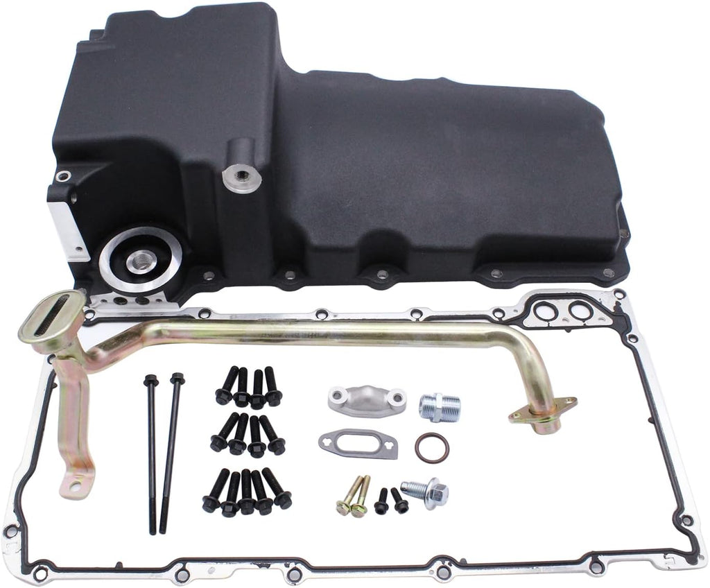 Black Aluminum Rear Sump Oil Pan K4824