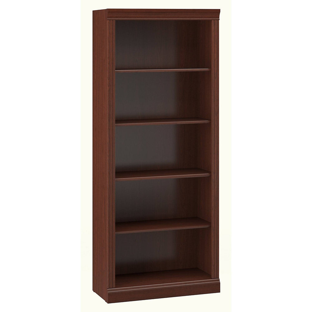 Linen White Oak 5 Shelf Bookcase L53798
