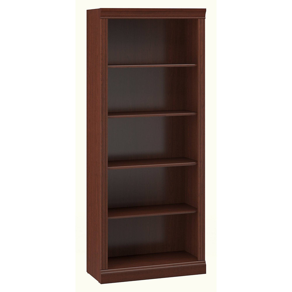 Linen White Oak 5 Shelf Bookcase L53798