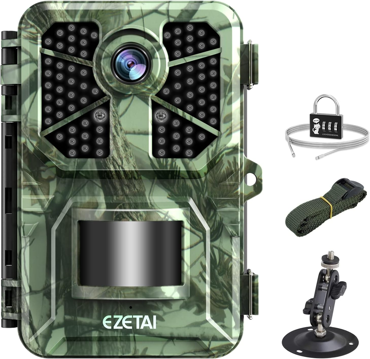 1520P 20MP Mini Trail Camera with Night Vision Motion Activated IP66 Waterproof B4124