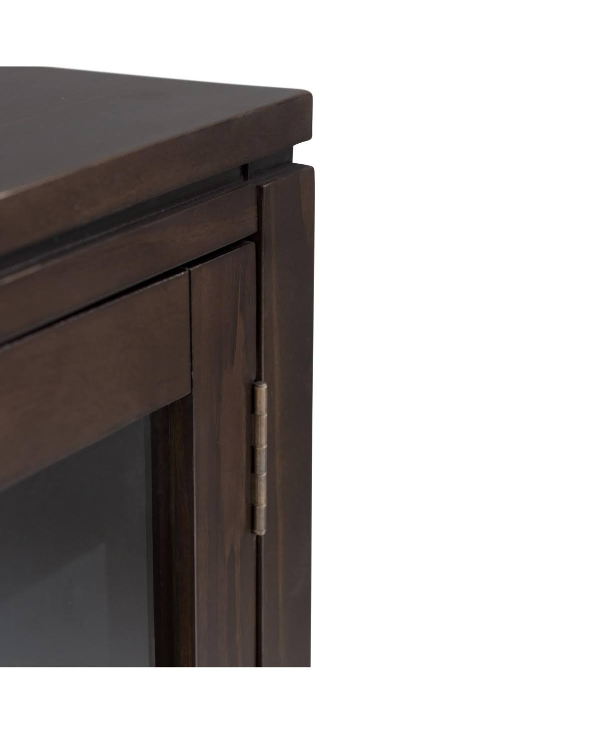 Mahogany Brown Solid Wood Storage Cabinet W7265