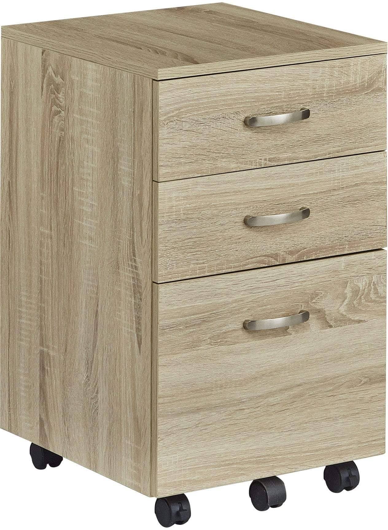 Natural Mobile Filing Cabinet U51975