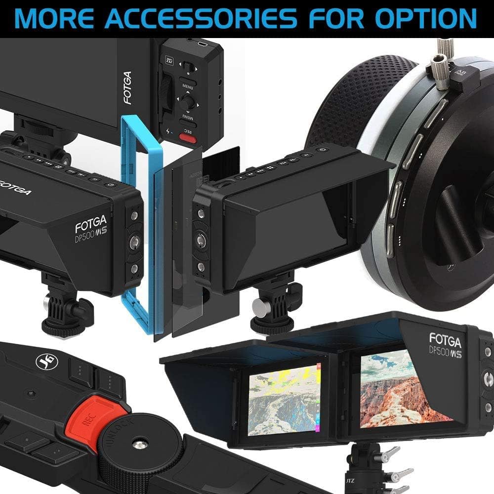 7inch Touchscreen Camera Monitor with Waveform, 3D LUT, FHD 1920x1080 HDMI 4K in/Out X4732