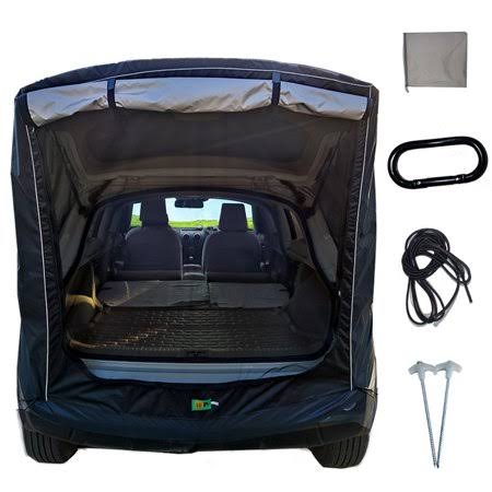 Black Rainproof Portable Tent for SUVs Camping P366785