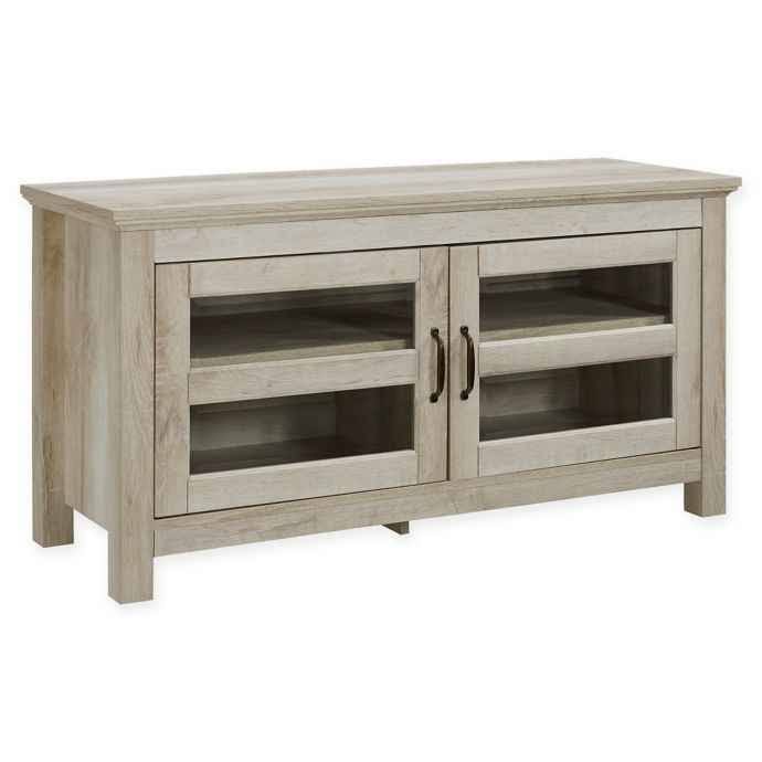 Barnwood Wood TV Media Stand Storage Console V545