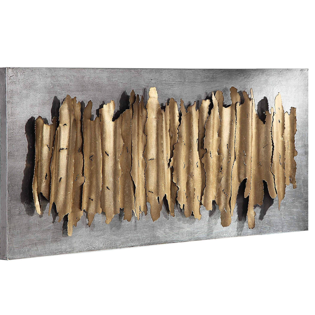 Gold Metal Wall Decor J407