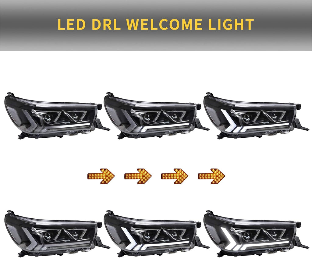LED Headlights with Sequential Turn Signal F872862