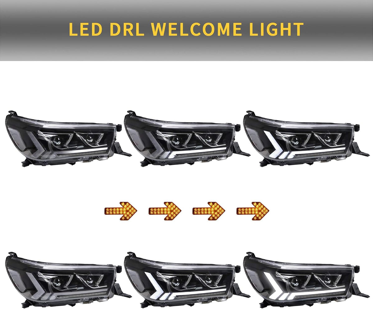 LED Headlights with Sequential Turn Signal F872862