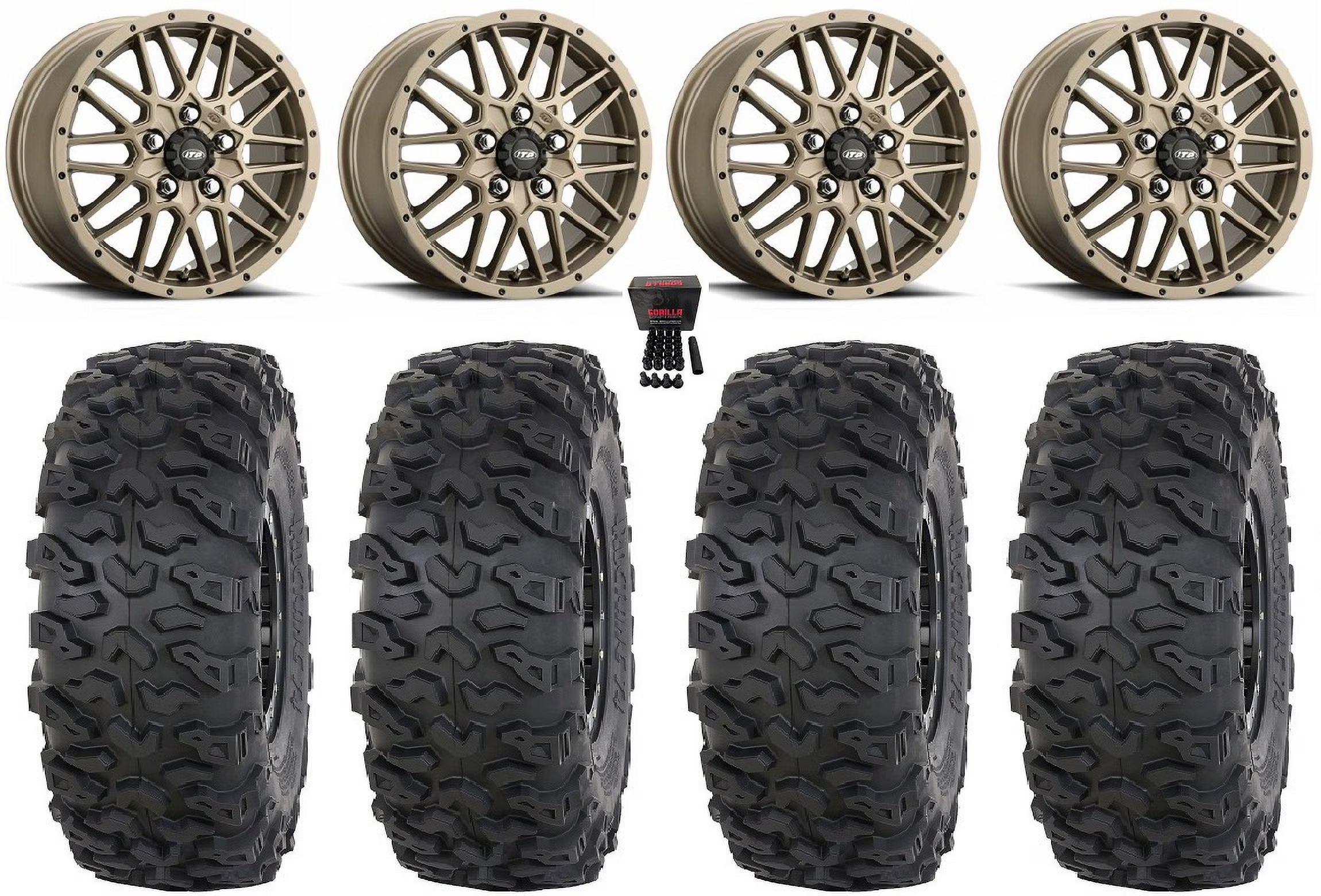 15" Bronze Wheels 32" Tires N386