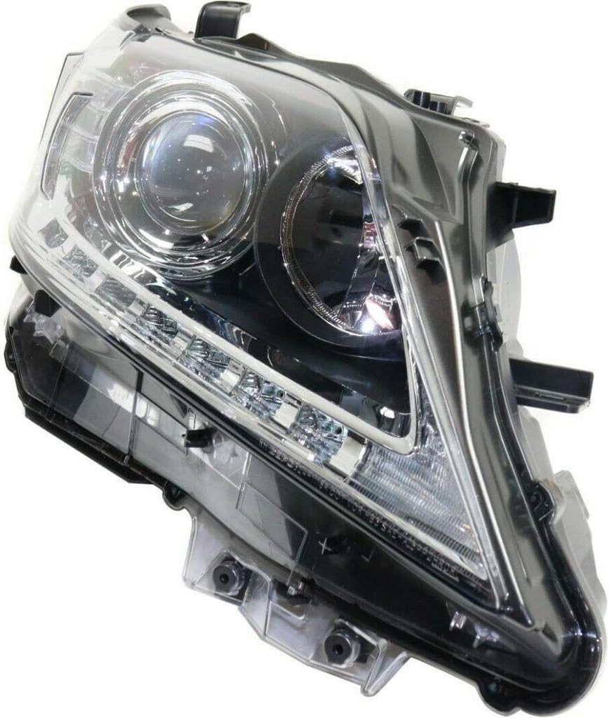 Passenger Side Black Housing Headlight Assembly X33274