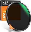52mm Variable ND Filter ND2-ND400 with Multi-Layer Coatings AGC Glass Neutral Density Filter Pack of 2 M586