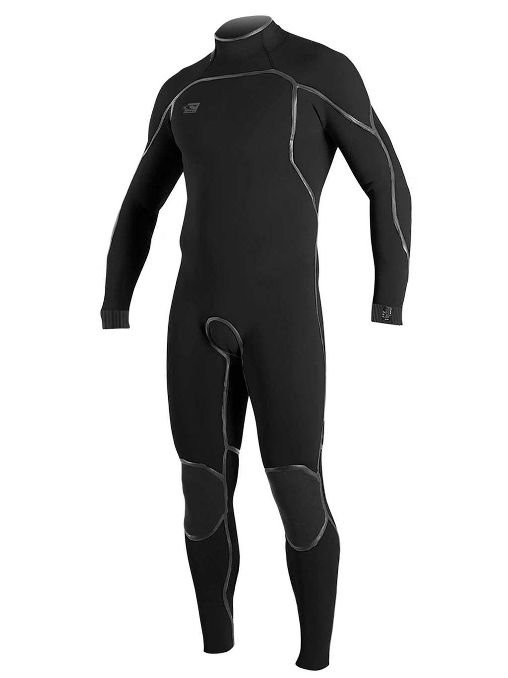 Black 4/3mm Back Zip Full Wetsuit G3682
