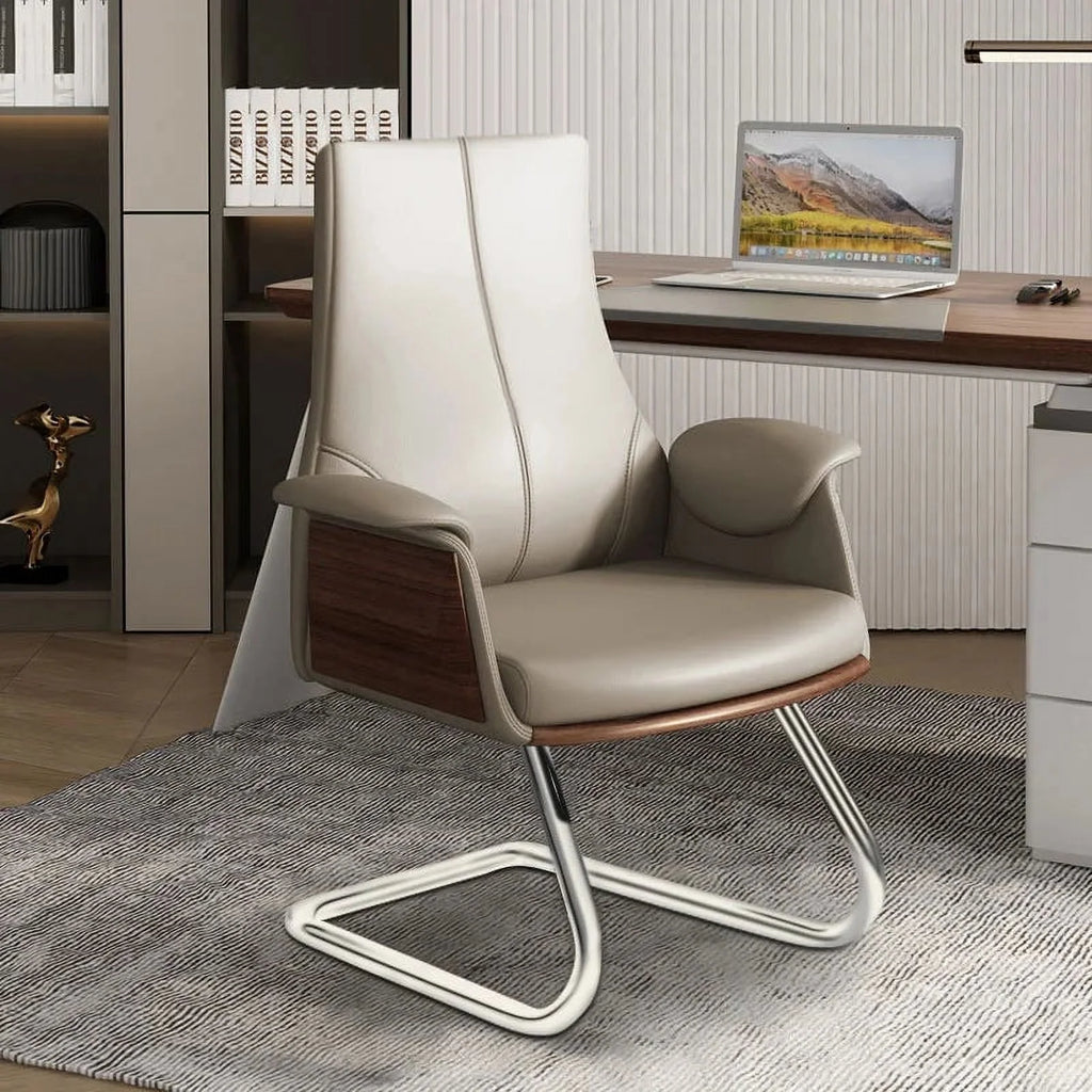 Leather Office Chair Ergonomic Arm Chair G557465
