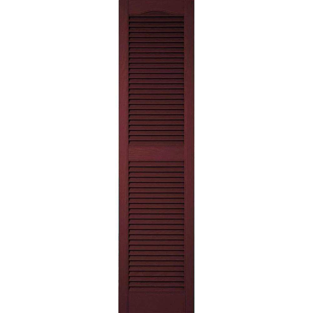 Bordeaux Vinyl Open Louver Shutters A881