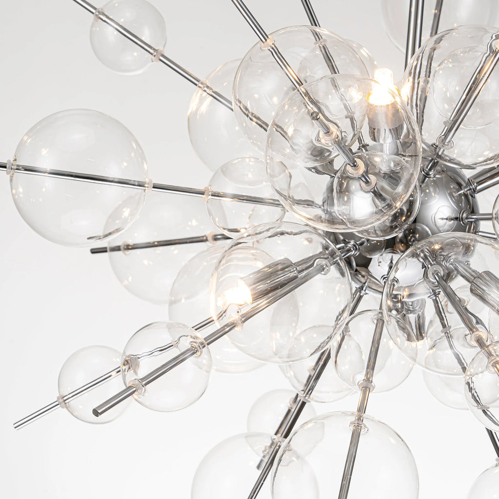 6-Light Globe Bubble Starburst Chandelier T313139