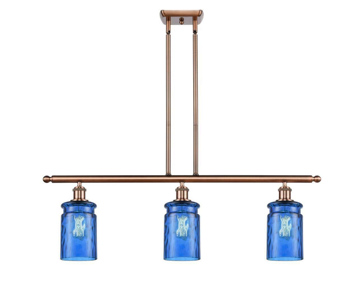 Antique Copper 3 Light Island Light C6398