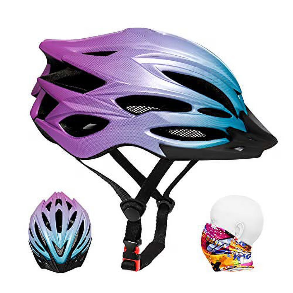 Lightweight Bicycle Helmet with Detachable Sun Visor and Insect Net Z417905