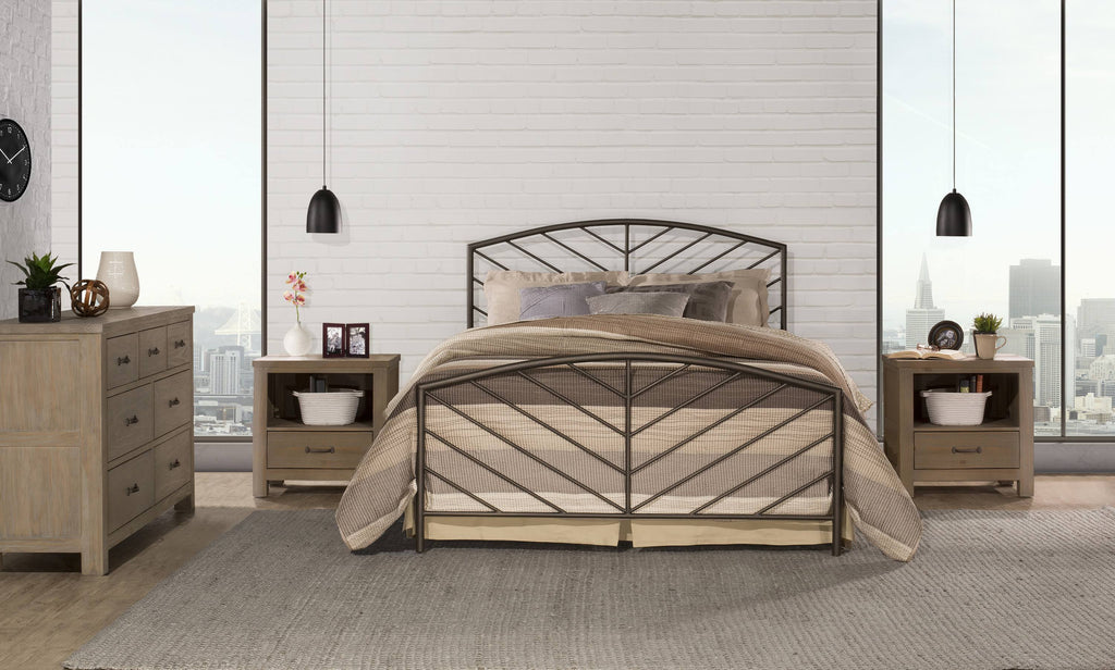 Queen Metal Headboard and Footboard R26591