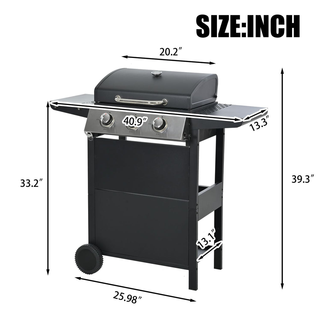 3 Burner Stainless Steel Gas Grill I510652