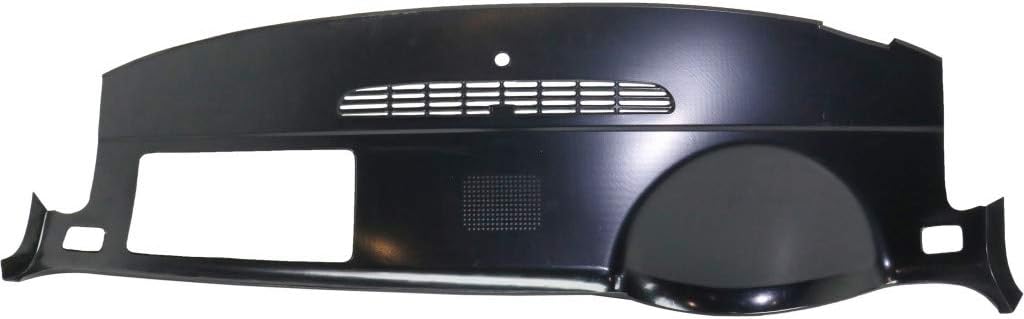 Black 1-Piece Dash Cover with Defroster Grille and Speaker Holes V1443