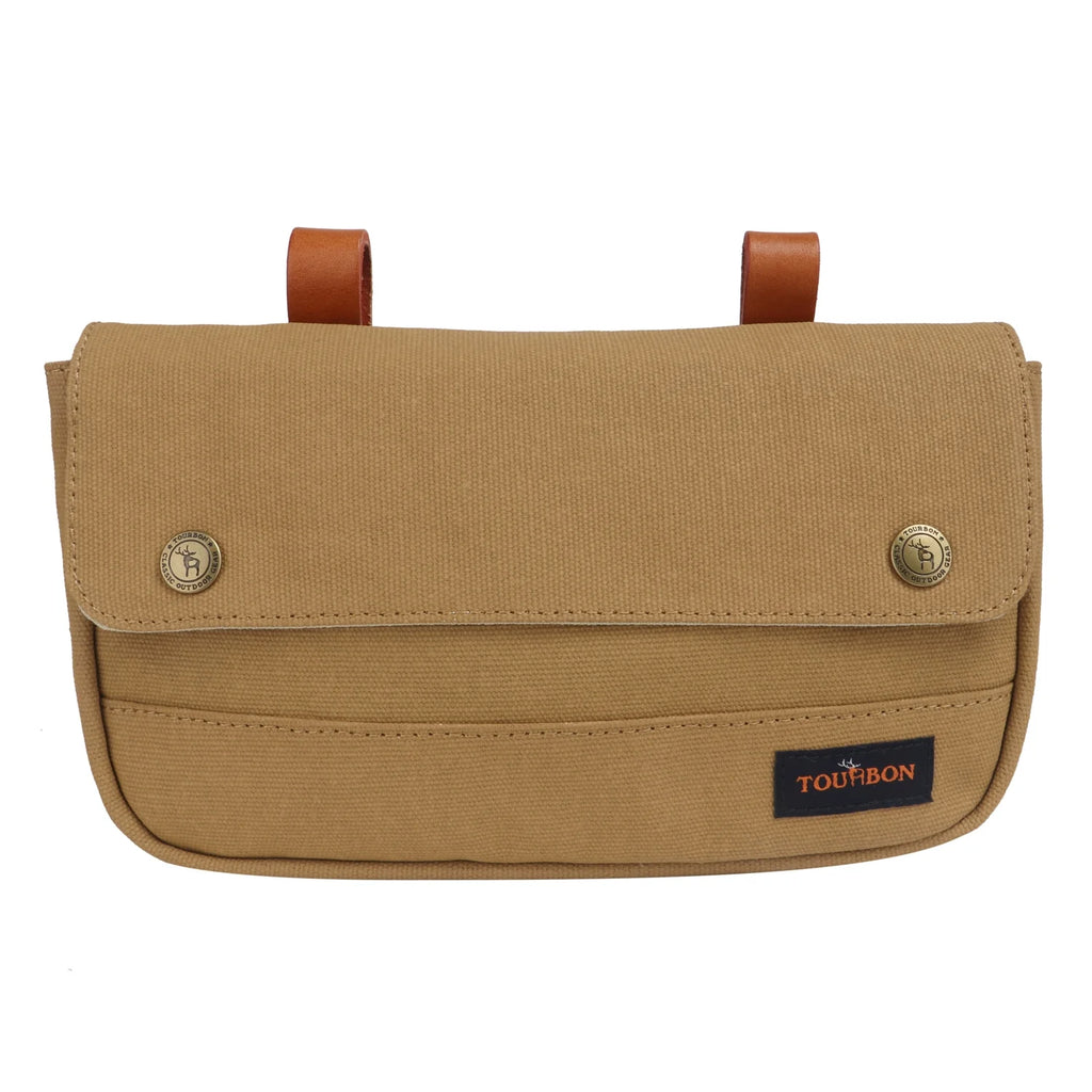 Waxed Canvas Waterproof Bicycle Handlebar Bag R665
