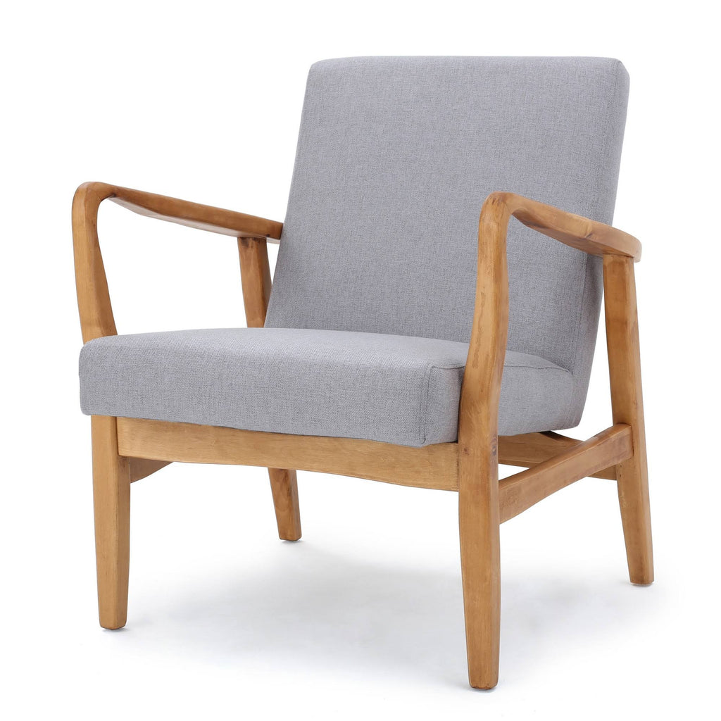 Grey Fabric Club Chair H469244