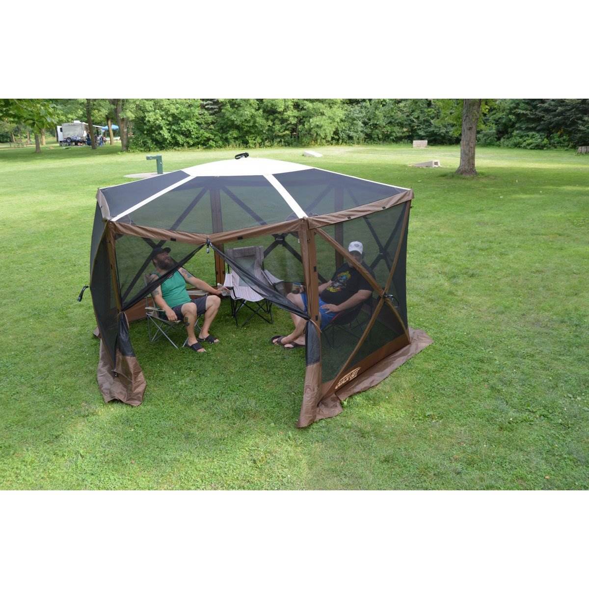 Portable Gazebo with Wind and Sun Panels, Rain Fly Q650082