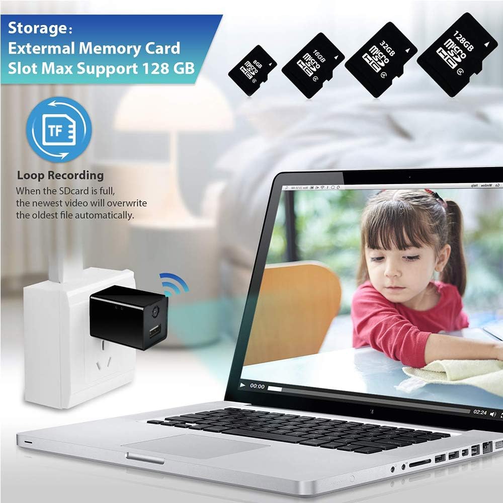Wireless WiFi Security Camera with Motion Detection B7953