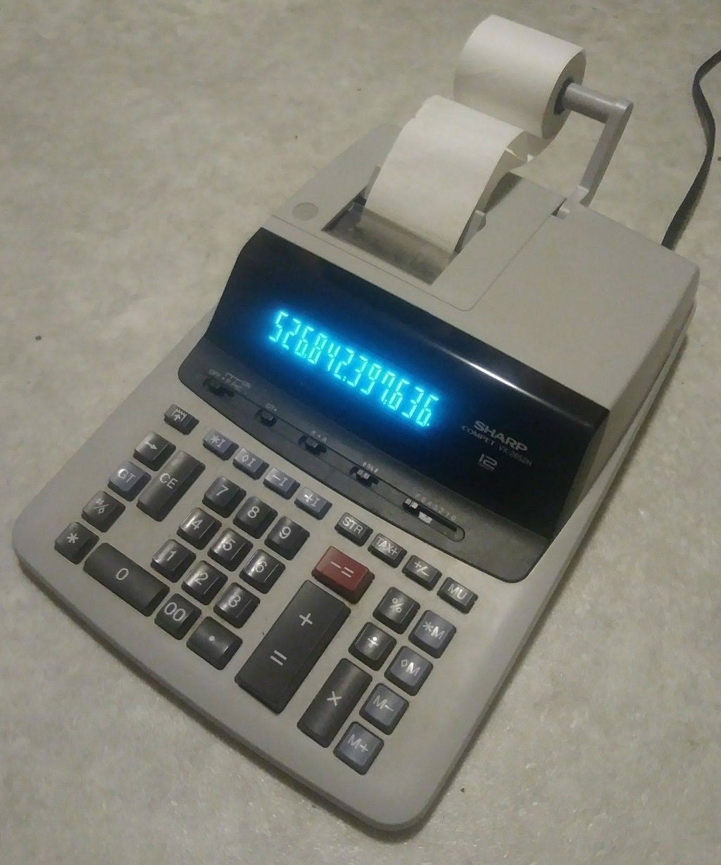 12-Digit Two-Color Printing Calculator P4997