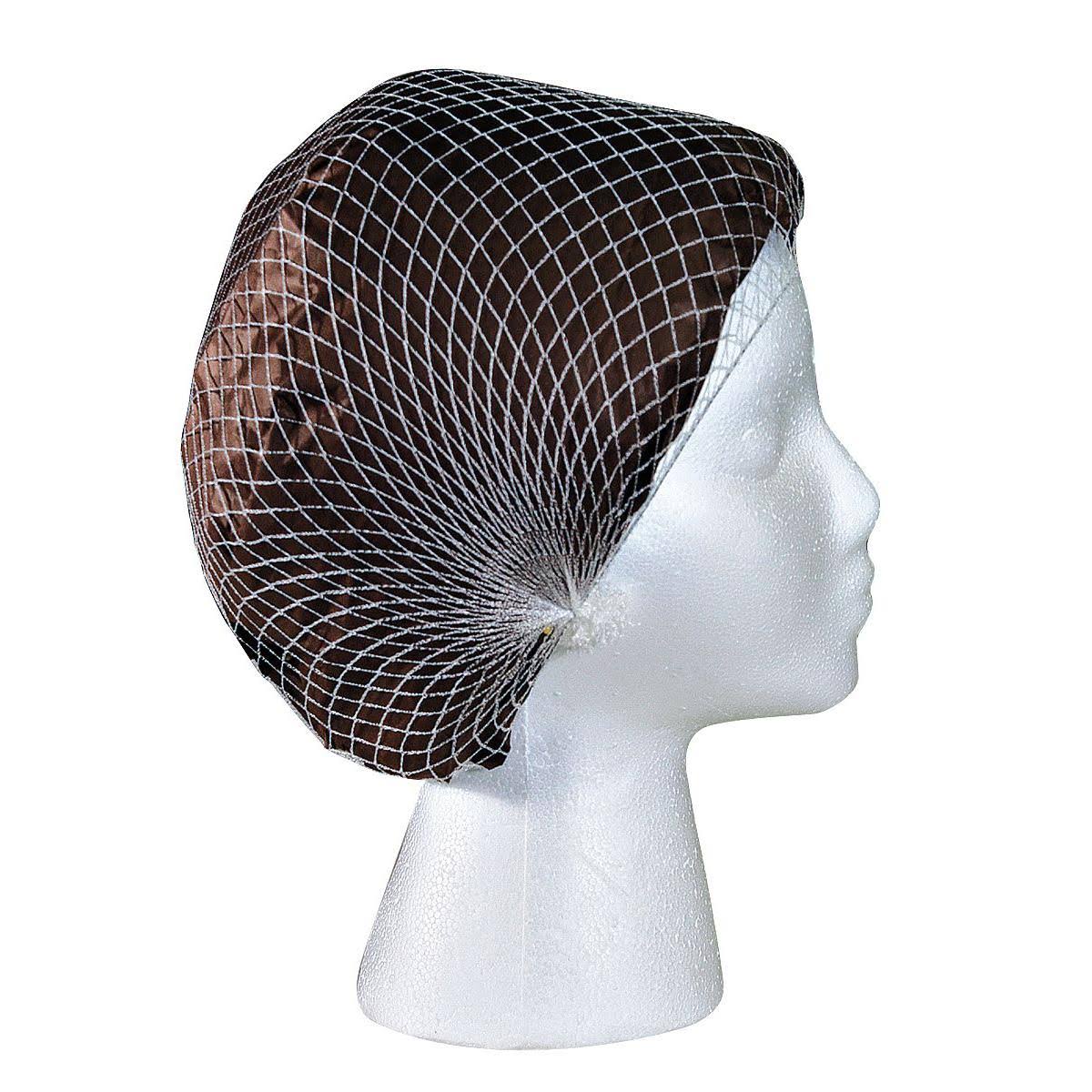 Metal Detect Hairnet, White, PK144 S21332