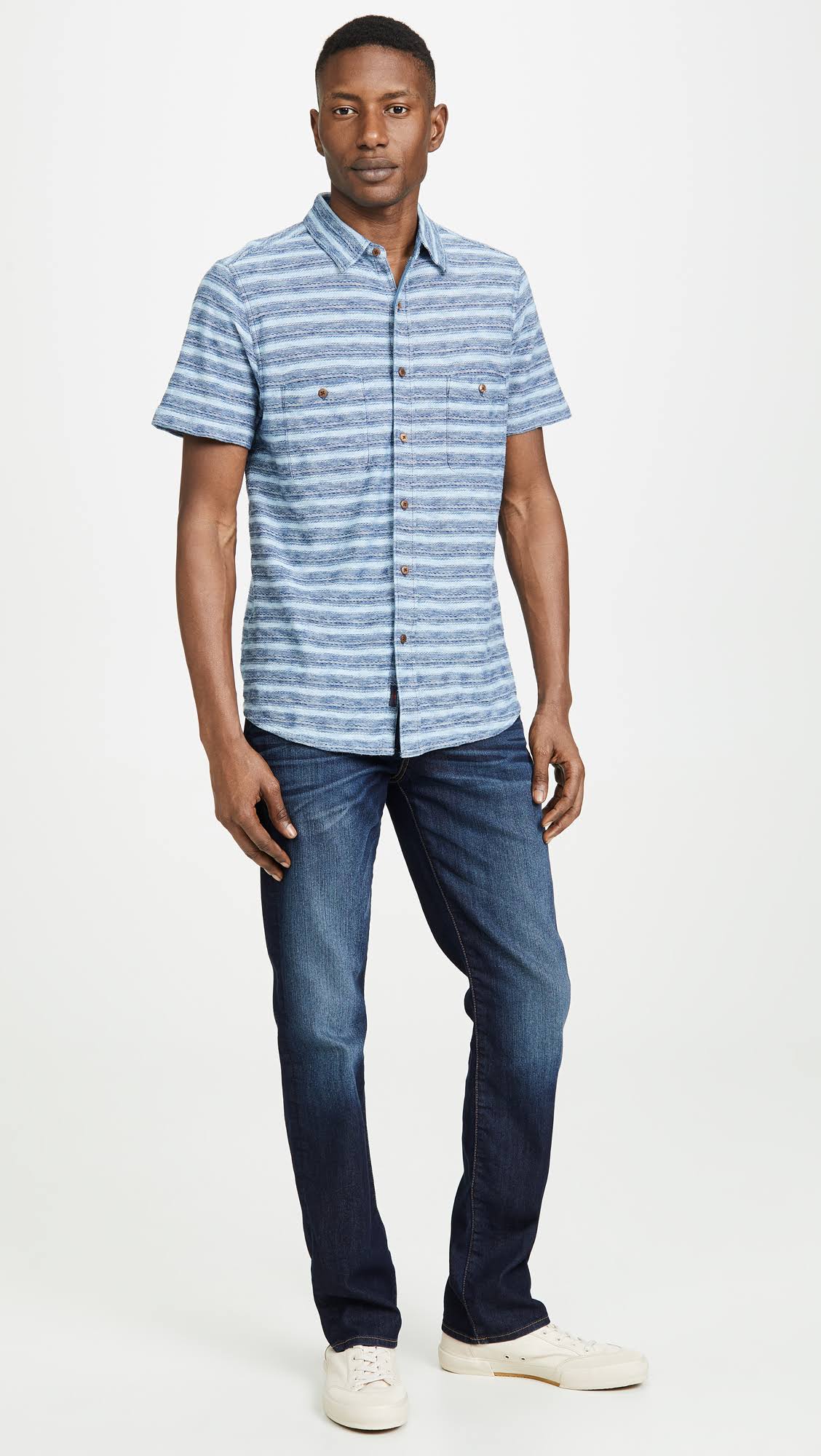 Straight Blue Jeans A119626