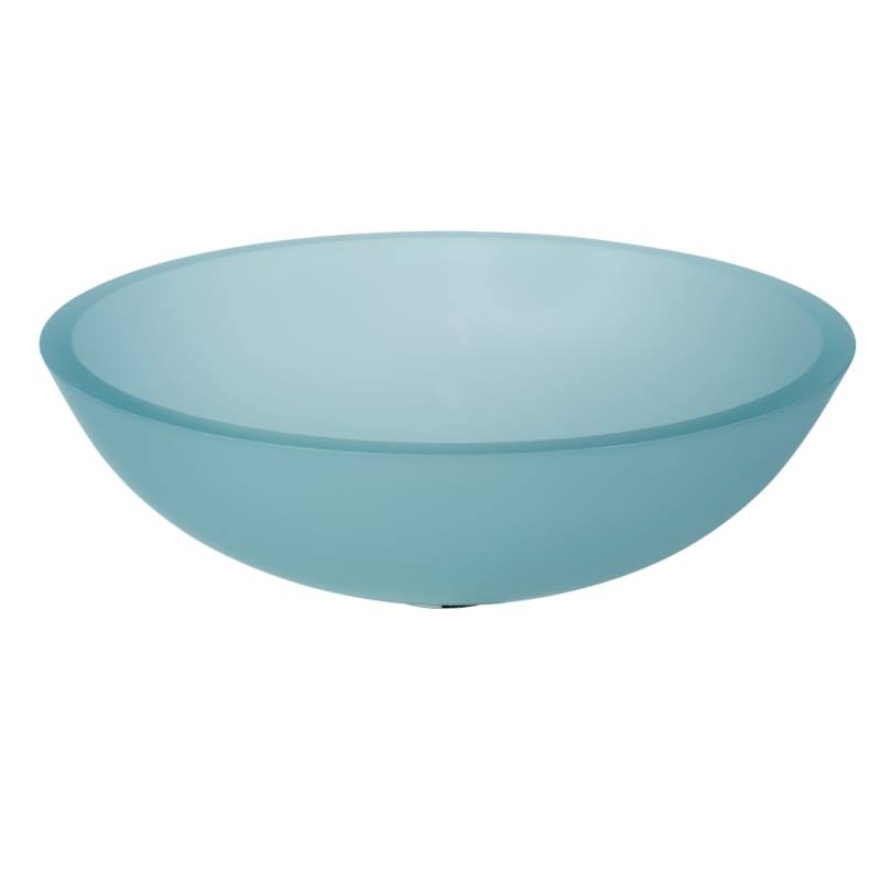 Frosted Glass Round Vessel Bathroom Sink T810