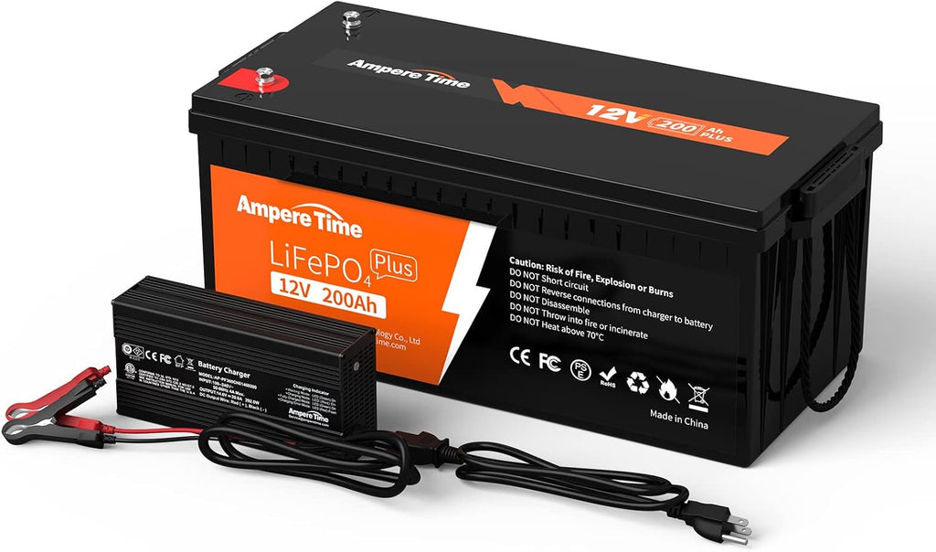 12V 200Ah LiFePO4 Battery with 20A Lithium Battery Charger R637731