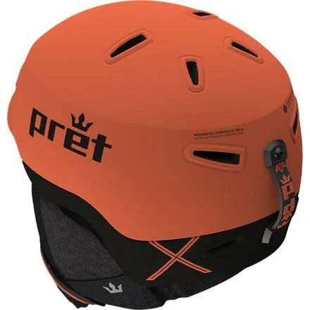 Orange Mens Helmet T142