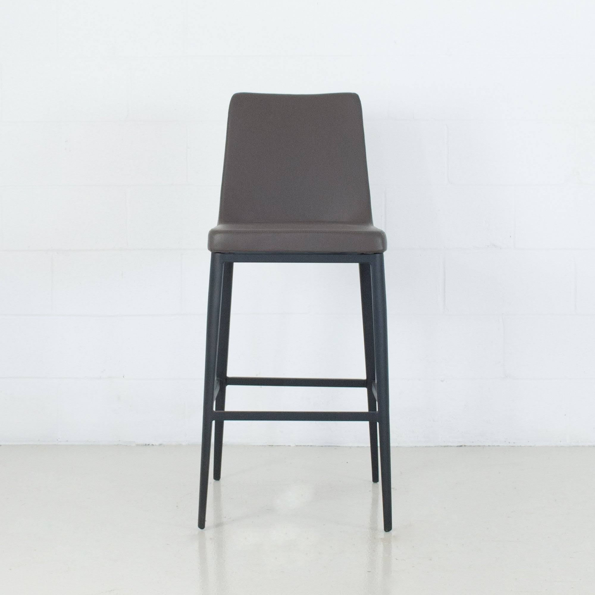 Charcoal Leatherette Bar Stool H823970