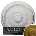 27x22OD x 2 1/2x22P Hand-Painted Gold Ceiling Medallion M13350