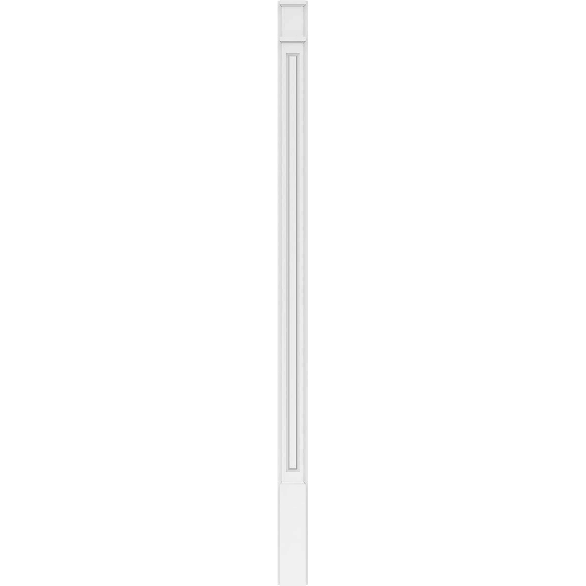 Raised Panel PVC Pilaster with Capital and Base (Pair) Y2312