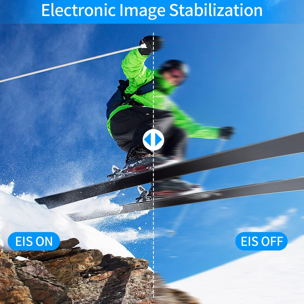 4K 60FPS Sports Camera with EIS Anti-Shake and 8X Zoom X48333