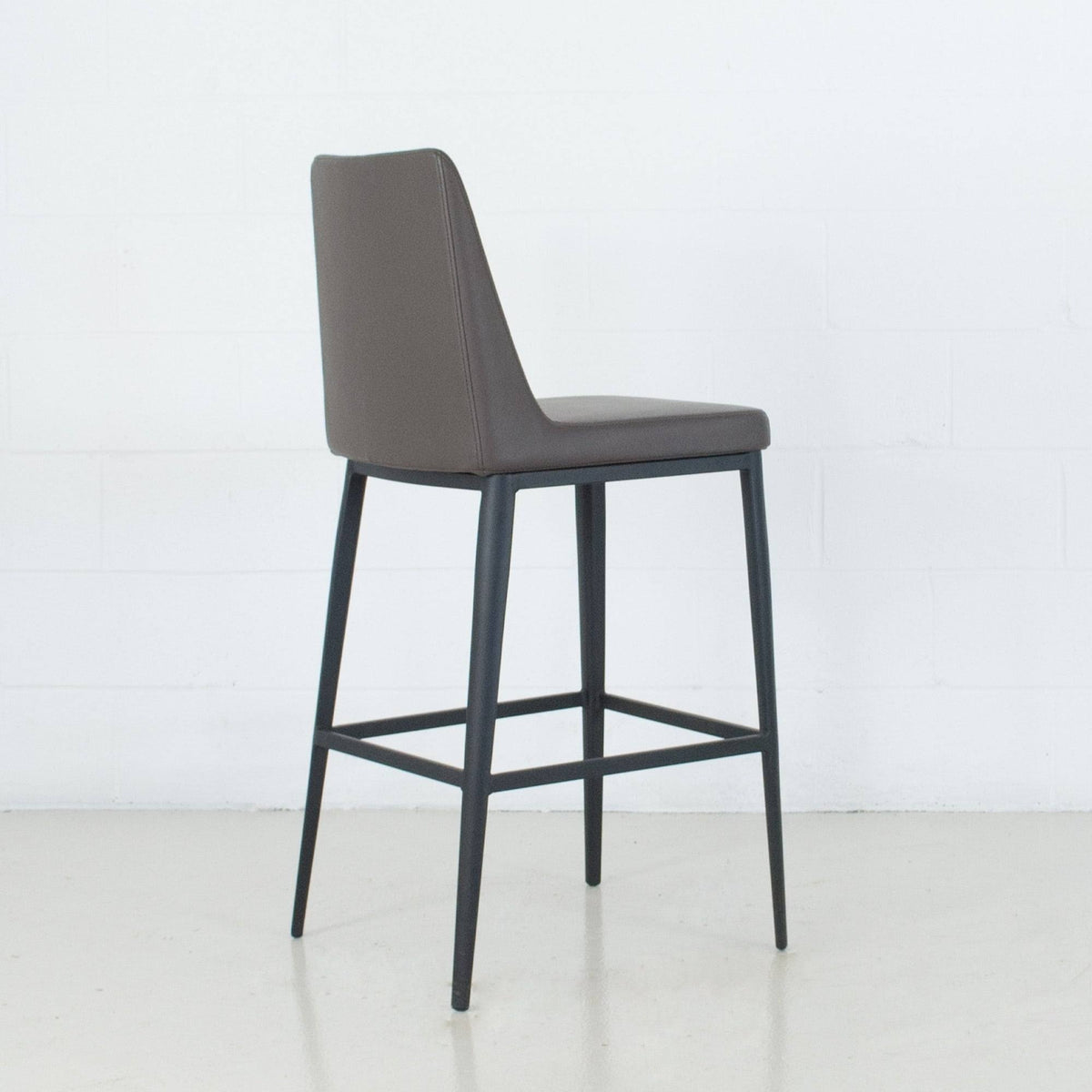 Charcoal Leatherette Bar Stool H823970