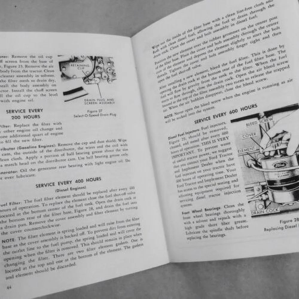 Tractor Owners Operators Manual A489381
