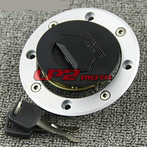 Ignition Switch Fuel Gas Cap Seat Lock Key for Suzuki GSX1300R Hayabusa 99-07 Pack of 2 C6613