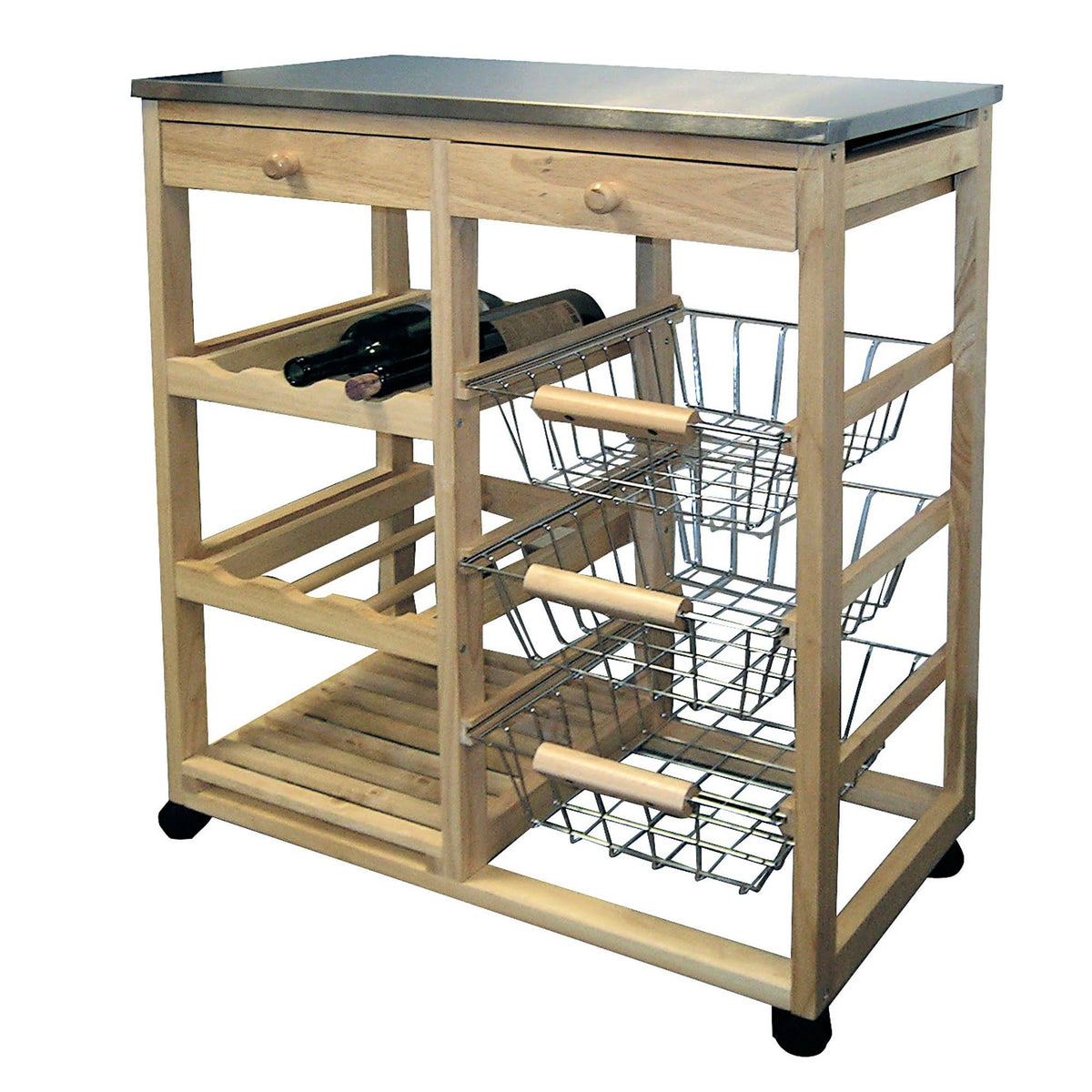 Wood Kitchen Cart I8421