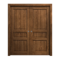 Sliding French Double Pocket Doors 36 x 80 inches Solid Wood Interior Doors L2483