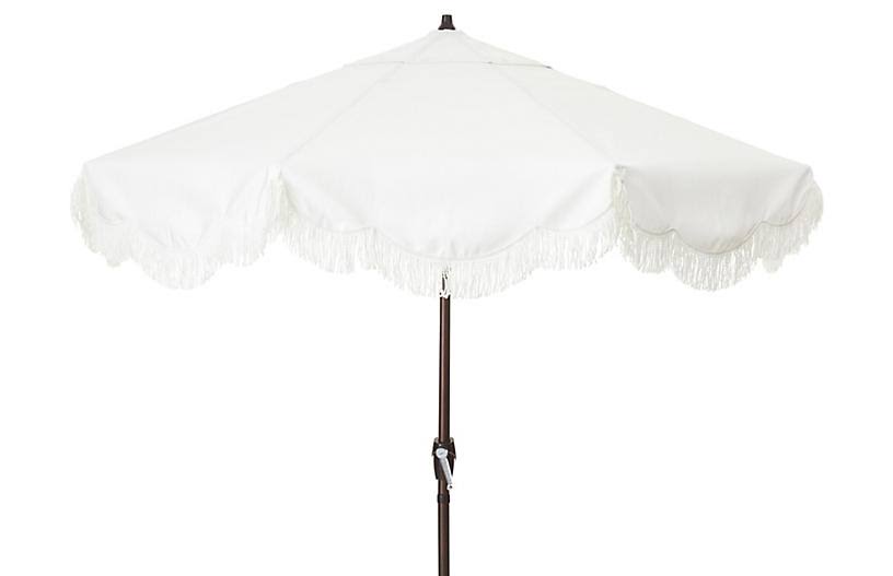 White Sunbrella Patio Umbrella U34293